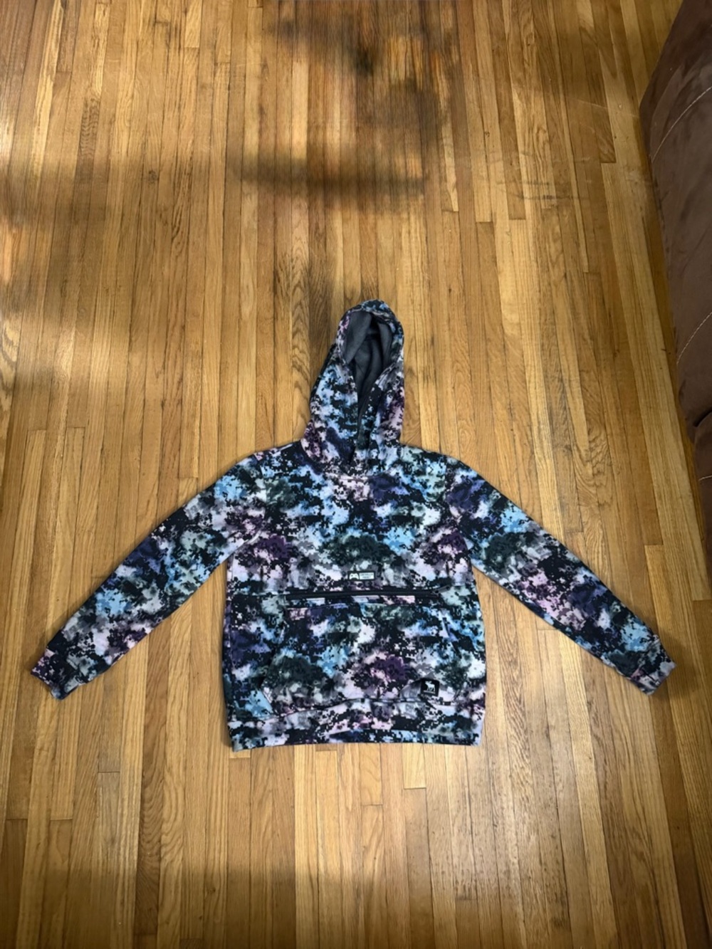 Abercrombie Kids 13/14 Pixel Game Controller Pocket Hoodie